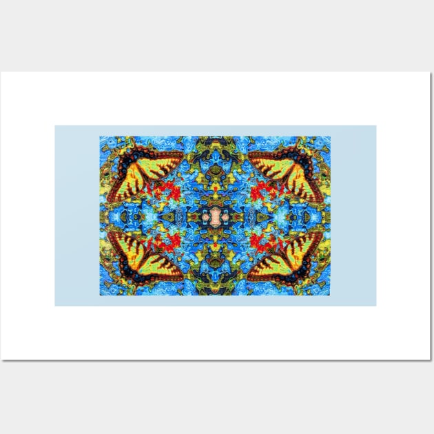 Digital Butterfly Design Wall Art by dianecmcac